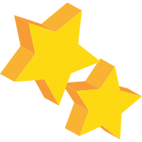 two three dimensional gold stars for roof maintenance for companies in maryland