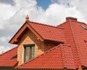 Red metal roof maintenance